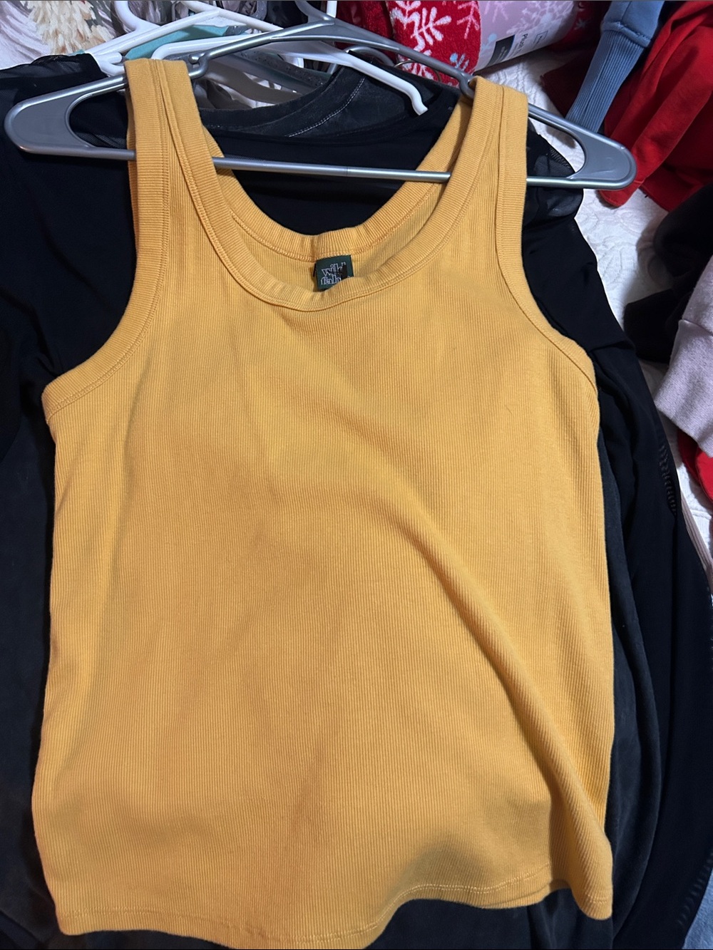 yellow tank